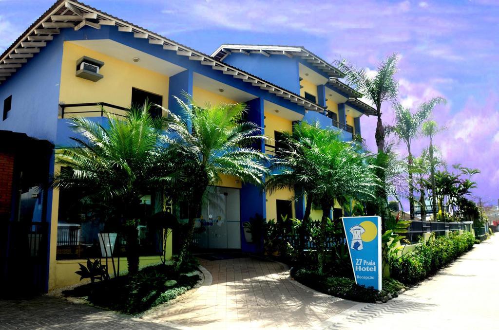 27 Praia Hotel - Frente Mar Bertioga Bagian luar foto