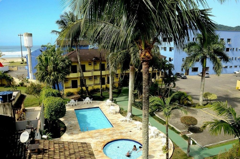 27 Praia Hotel - Frente Mar Bertioga Bagian luar foto